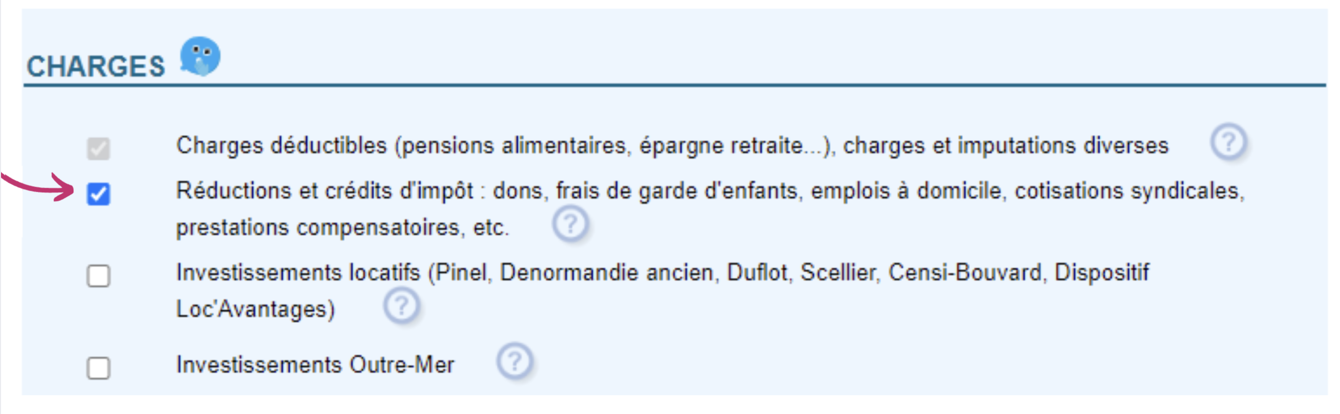 Déclaration impôts SAP